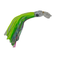 Load image into Gallery viewer, Swimerz Trolling Lure Rigs, 95gm, 23cmL, Size 8/0 Hook, Lime Spider, 2 pack