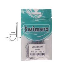 Load image into Gallery viewer, Swimerz 3/0 Long Shank Worm Hook 25 Pack