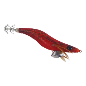 Finesse Rumoika Squid Jig, Blood Red, size 3.5, 2 pack