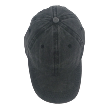Load image into Gallery viewer, BSTC 6-Panel Baseball Cap, Distressed Cotton, Charcoal