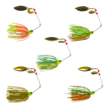 Load image into Gallery viewer, Dekoi 17gm LS21 Closed Eye Spinnerbait, Fluro Flare, Qty 2