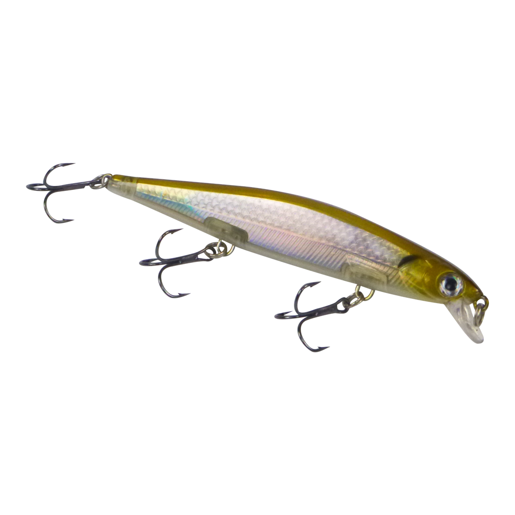 Finesse 'Chudan' 110mm Sinking/Diving Minnow, Silver Gold