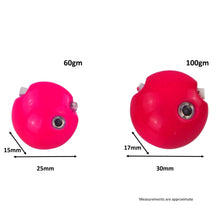 Load image into Gallery viewer, Finesse Kabura Slider Jig Head, 100gm, Hot Pink, 2 Pack