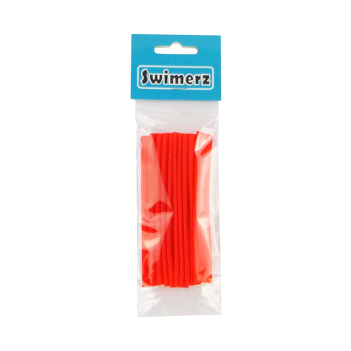 Swimerz Assist Hook Sleeves, Red, 100mmL X 8mmD, Qty 10