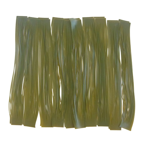 Artizan 22 strand silicon skirt, Green Pumpkin, Pack of 20