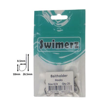 Load image into Gallery viewer, Swimerz 0/4 Baitholder Hook, Qty 25