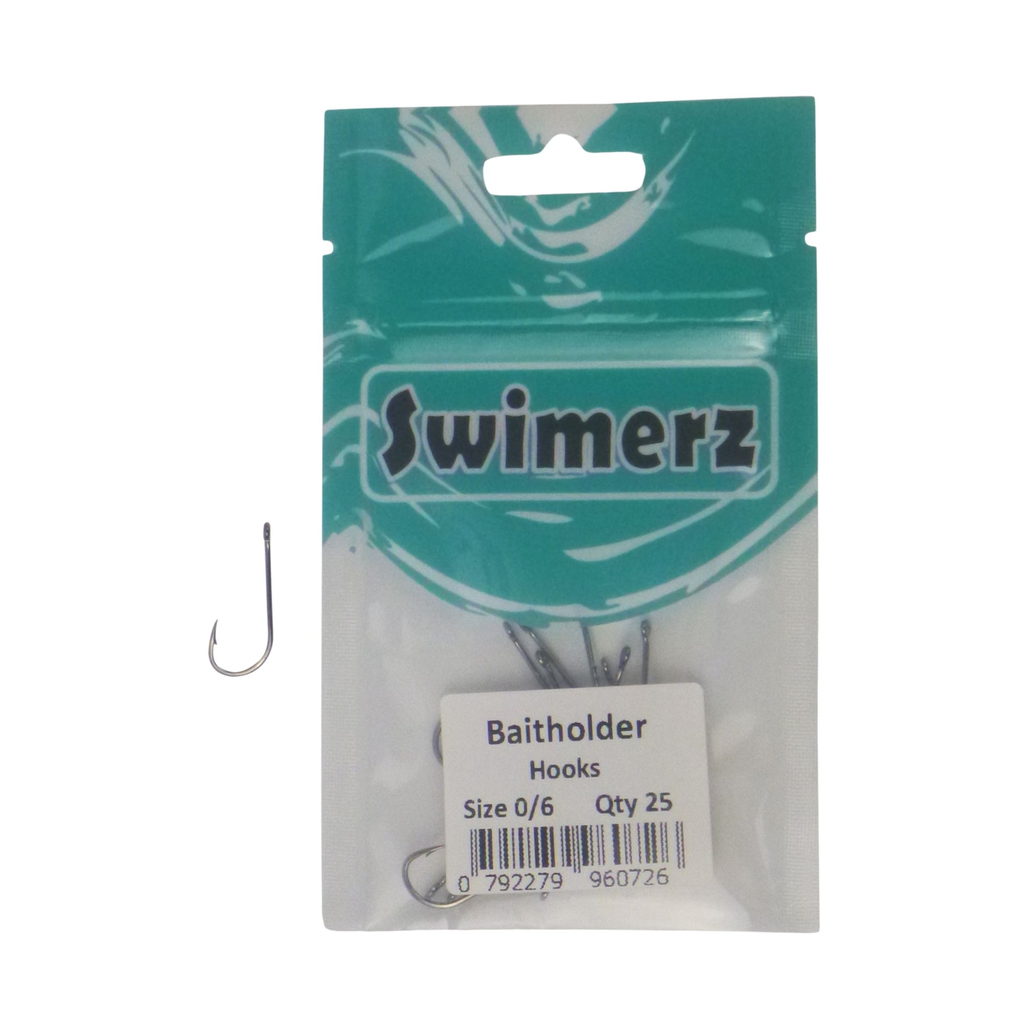 Swimerz 0/6 Baitholder Hook, Qty 25 – Blue Seas Tackle Co