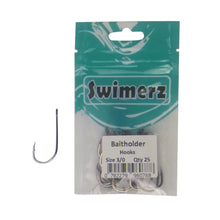 Load image into Gallery viewer, Swimerz 3/0 Baitholder Hook, Qty 25