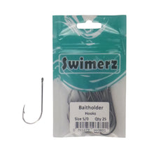 Load image into Gallery viewer, Swimerz 5/0 Baitholder Hook, Qty 25