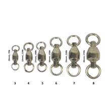 Load image into Gallery viewer, Swimerz Heavy Duty Ball Bearing Swivels, Size 7, 10 pack