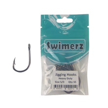 Load image into Gallery viewer, Swimerz 5/0 Heavy Duty Jigging Hooks 10 pack