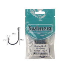 Load image into Gallery viewer, Swimerz 5/0 Heavy Duty Jigging Hooks 10 pack