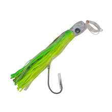 Load image into Gallery viewer, Swimerz Trolling Lure Rigs, 95gm, 23cmL, Size 8/0 Hook, Lime Spider, 2 pack