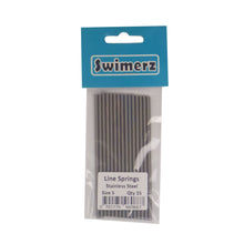 Load image into Gallery viewer, Swimerz Stainless Steel Fishing Line Springs, Size 5, 10cmL, 2.4mmID, 3.0mmOD