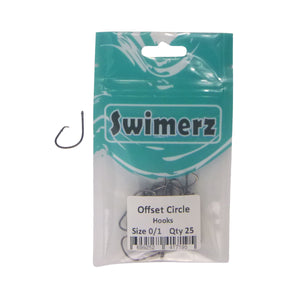 Swimerz 0/1 Offset Circle Hook 25 Pack