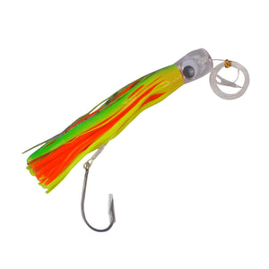 Swimerz Trolling Lure Rigs, 95gm, 23cmL, Size 8/0 Hook, Orange Flare, 2 pack