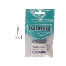 Load image into Gallery viewer, Swimerz Size 2/0 Extra Strong Double Hook 8 Pack