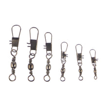 Load image into Gallery viewer, Swimerz Barrel Swivel w Interlock Snap, Size 3, 15 pack