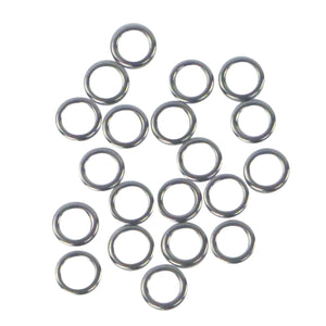 Swimerz Solid Jigging Rings, 11mm, 20 pack