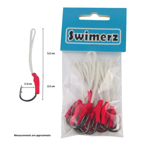 Swimerz 2/0 Single Assist Hooks, 10 pack