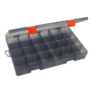 24 compartment tackle box APACALI 4 Pack Large Clear Organizer with Dividers, Adjustable Compartments Box & Bead Organizer for Crafts Small Parts : Arts, Crafts & Sewing clear compartment covers on both sides Fishing Tackle Tray Box 18