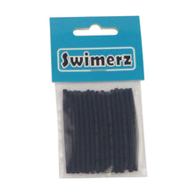 Load image into Gallery viewer, Swimerz Assist Hook Sleeves, Black, 50mmL X 2mmD, Qty 15
