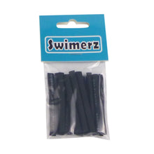 Load image into Gallery viewer, Swimerz Assist Hook Sleeves, Black, 50mmL X 3mmD, Qty 15