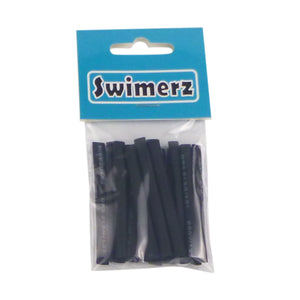 Swimerz Assist Hook Sleeves, Black, 50mmL X 3mmD, Qty 15