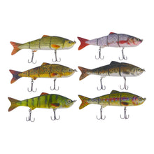 Load image into Gallery viewer, Finesse Naturals 4 Segment Swimbait, 110mm, Brown Trout