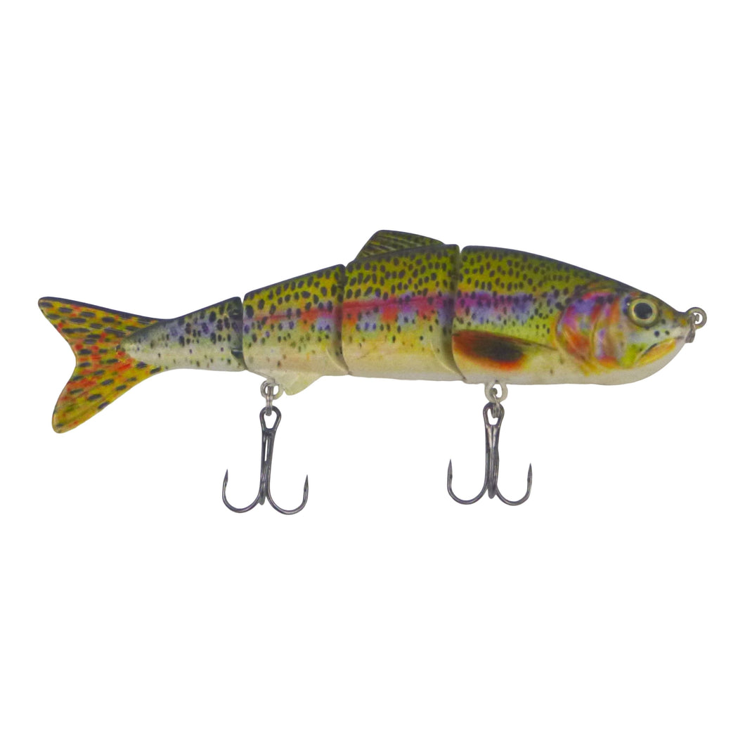 Finesse Naturals 4 Segment Swimbait, 110mm, Rainbow