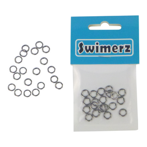 Swimerz Solid Jigging Rings, 8mm, 20 pack