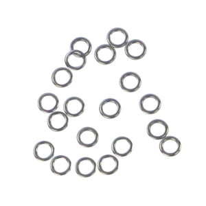 Swimerz Solid Jigging Rings, 8mm, 20 pack