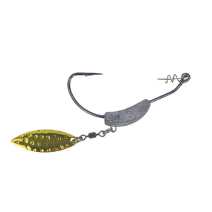 Swimerz 9gm Under Spin Blade Jig Heads, Size 4/0, 5 pack