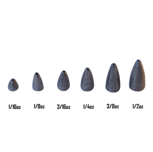 Swimerz 3/8 oz Lead Bullet Sinker - Qty 10 Pack