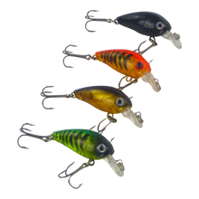 Load image into Gallery viewer, Finesse Chisana Crankbait, Green Bandit, 45mm