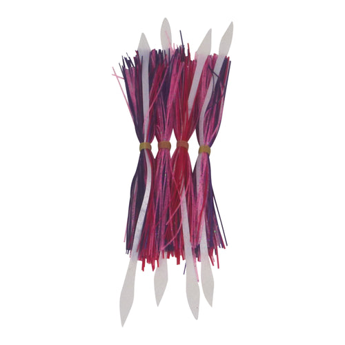 Dekoi Tailed Lure Skirts, Red Devil