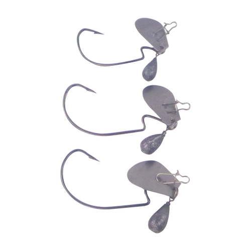 Dekoi Blade Jig Head, Wide Gape, Size Large, 3 pack