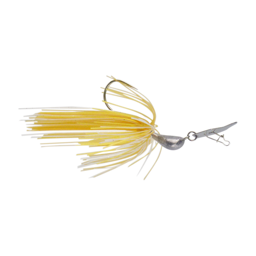 Dekoi 14gm Bladed Swim Jig, Chatterbait, Gold Shine, 2 pack