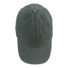 Load image into Gallery viewer, BSTC 6-Panel Baseball Cap, Distressed Cotton, Green