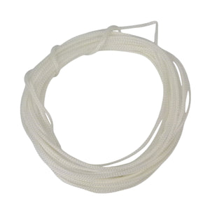 Swimerz Braided PE, Hollow Core Assist Line, White 35kg, 5 mtrs