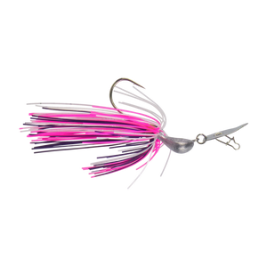 Dekoi 14gm Bladed Swim Jig, Chatterbait, Hot Flash, 2 pack