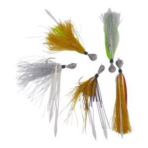 Artizan Flashtail Jigs, 28gm, Silver Lime, 2 pack