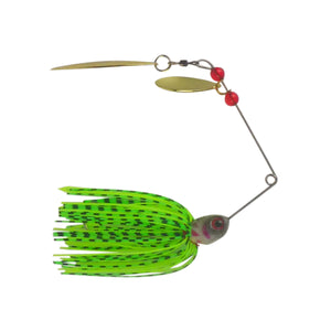 Dekoi 20gm LS22 Closed Eye Spinnerbait, Fluro Green, Qty 2