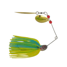 Load image into Gallery viewer, Dekoi 20gm LS22 Closed Eye Spinnerbait, Yellow Blue, Qty 2