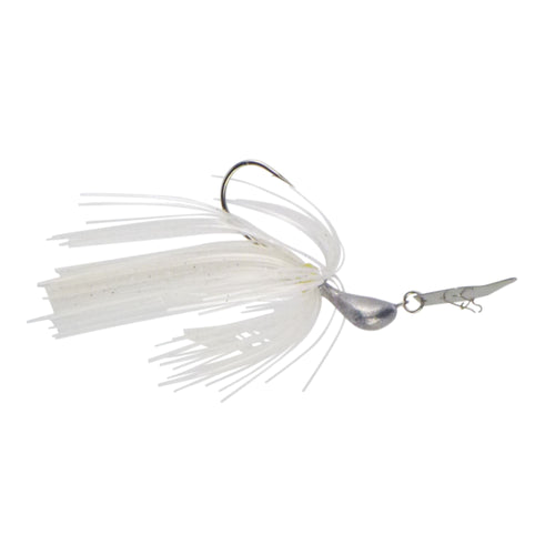 Dekoi 14gm Bladed Swim Jig, Chatterbait, Metallic Pearl, 2 pack