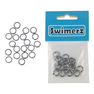 Swimerz Solid Jigging Rings, 11mm, 20 pack