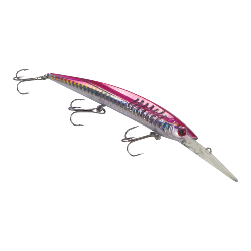 Finesse 'Flash Minnow' Magenta Silver, 150mm Deep Diving Lure