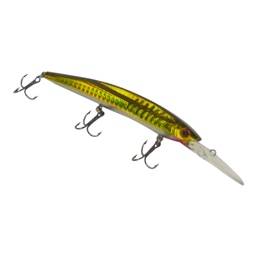 Finesse 'Flash Minnow' Gold Flash, 150mm Deep Diving Lure