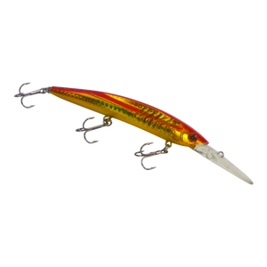 Finesse 'Flash Minnow' Red Gold, 150mm Deep Diving Lure