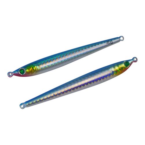 Finesse Pencil Jig, 40gm, Blue Flash, 2 pack